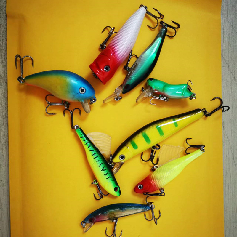 Fishing Lure Popper - Stock Liquidazione Richiamo di pesca Minnow