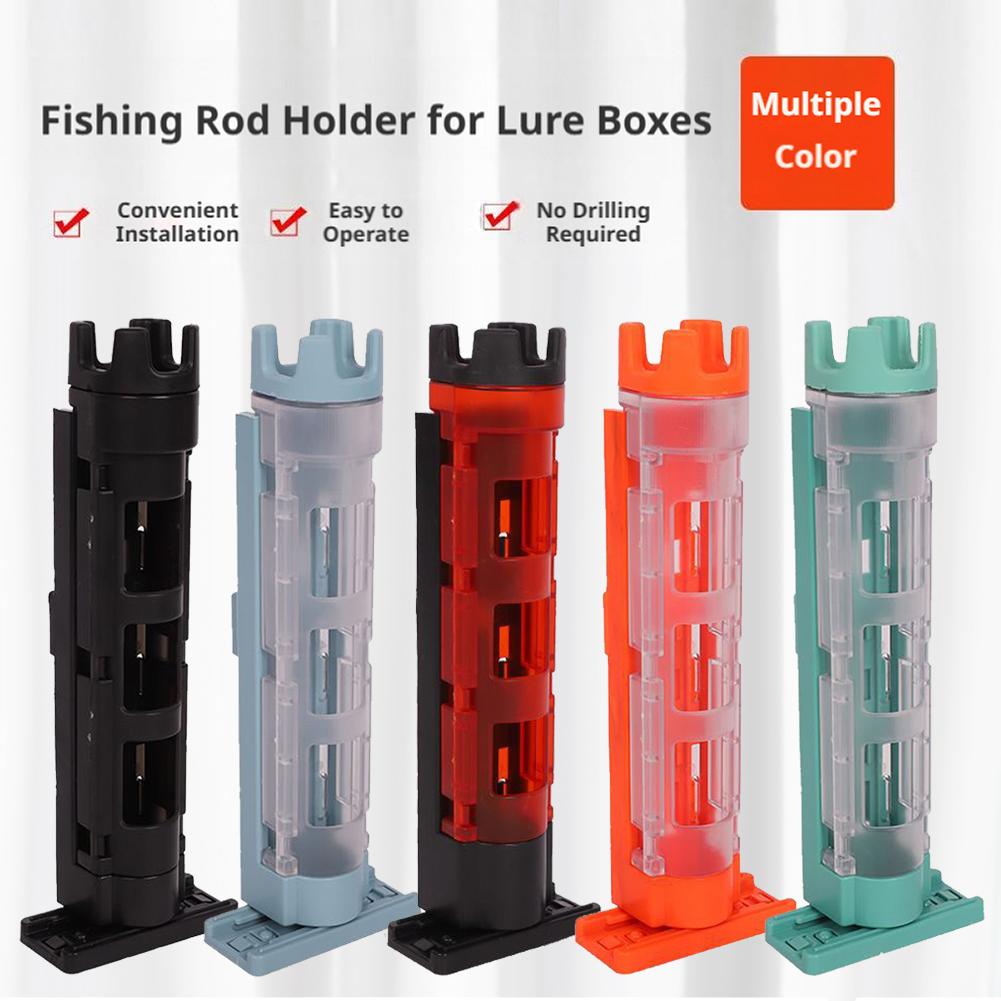 Fishing Lure Box - Supporto per canna da pesca, staffa