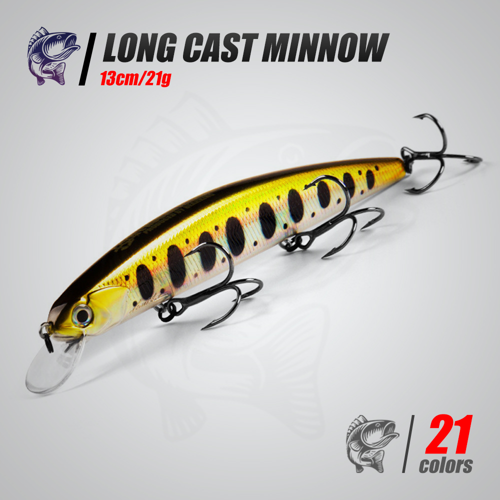 Fishing Lure Jerkbait - 1 pz 13 cm/21g Lungo Cast