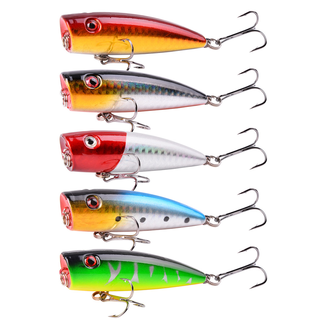 5 pz 9g 7cm Popper esche da pe - Fishing Lure Popper recensione e prezzo