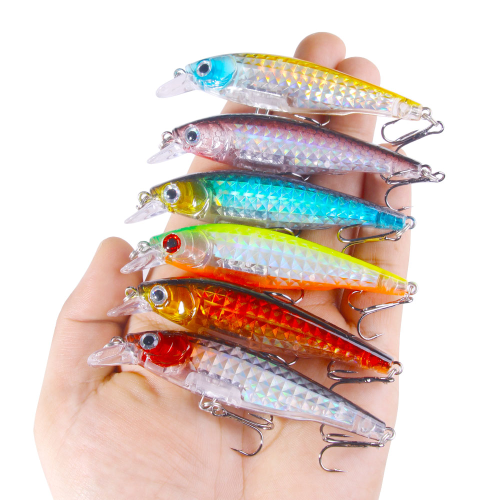 1pc Minnow set di esche da pes - Fishing Lure Jerkbait recensione e prezzo