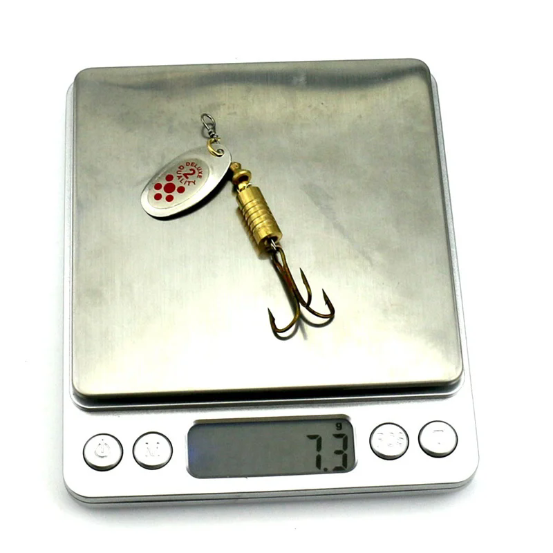 1PCS Placcatura in metallo Spi - Fishing Lure Spinner recensione e prezzo