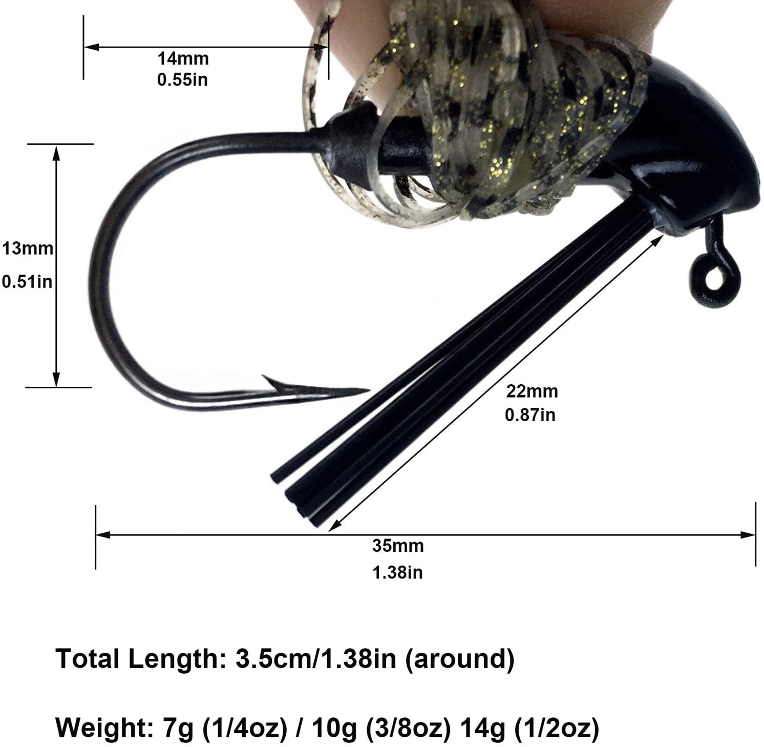 THKFISH 5 pz Jig Esche Da Pesc - Fishing Lure Buzzbait recensione e prezzo