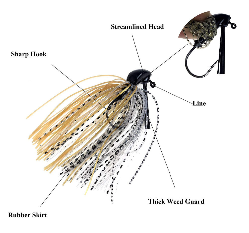 THKFISH 5 pz Jig Esche Da Pesc - Fishing Lure Buzzbait recensione e prezzo