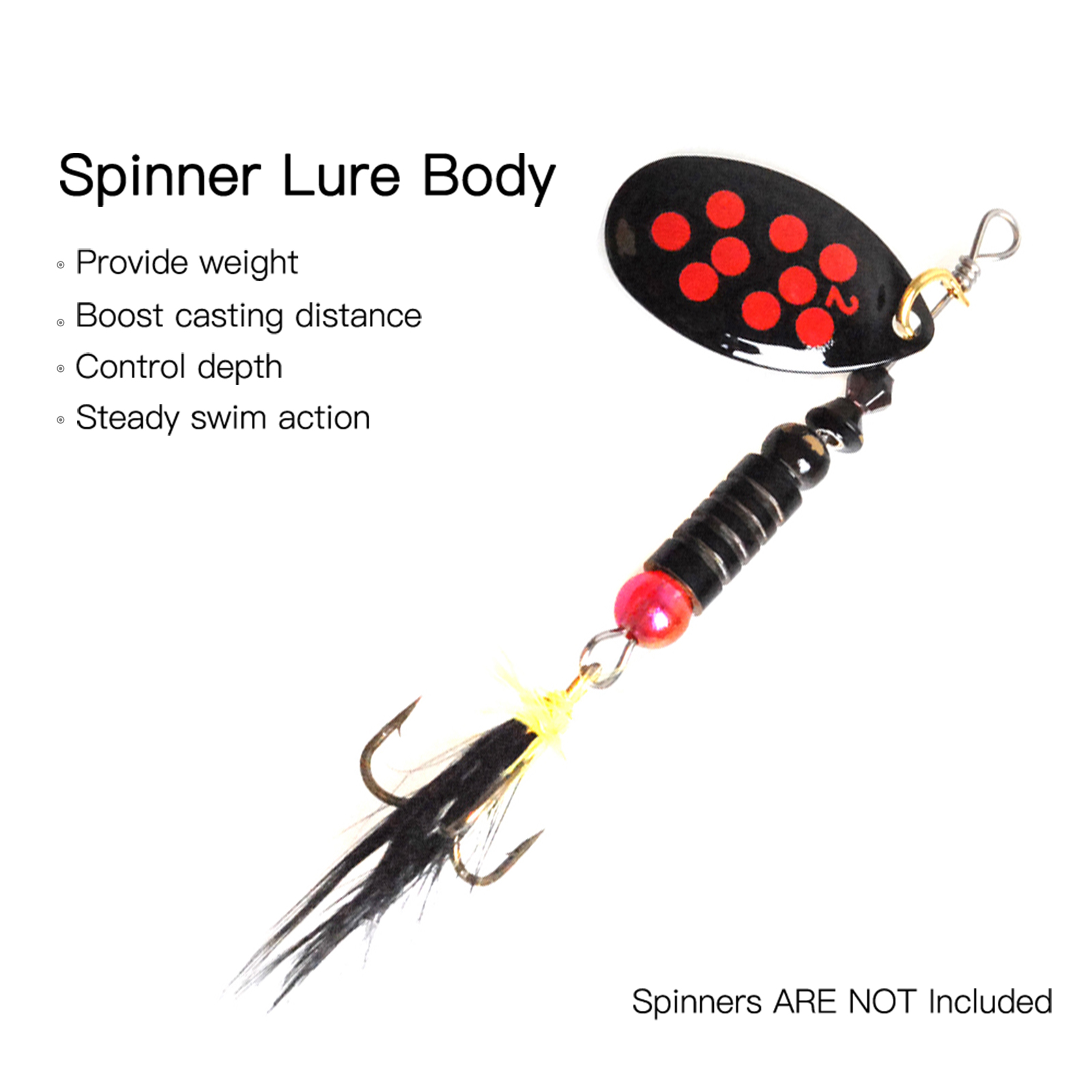 48pcs Brass Fishing Bead Spinn - Fishing Lure Spinner recensione e prezzo