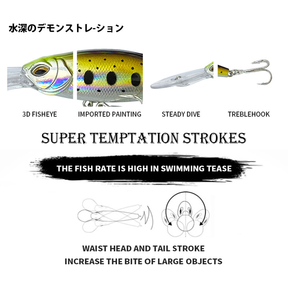 8.5 centimetri 18.2g Esche Da  - Fishing Lure Jerkbait recensione e prezzo